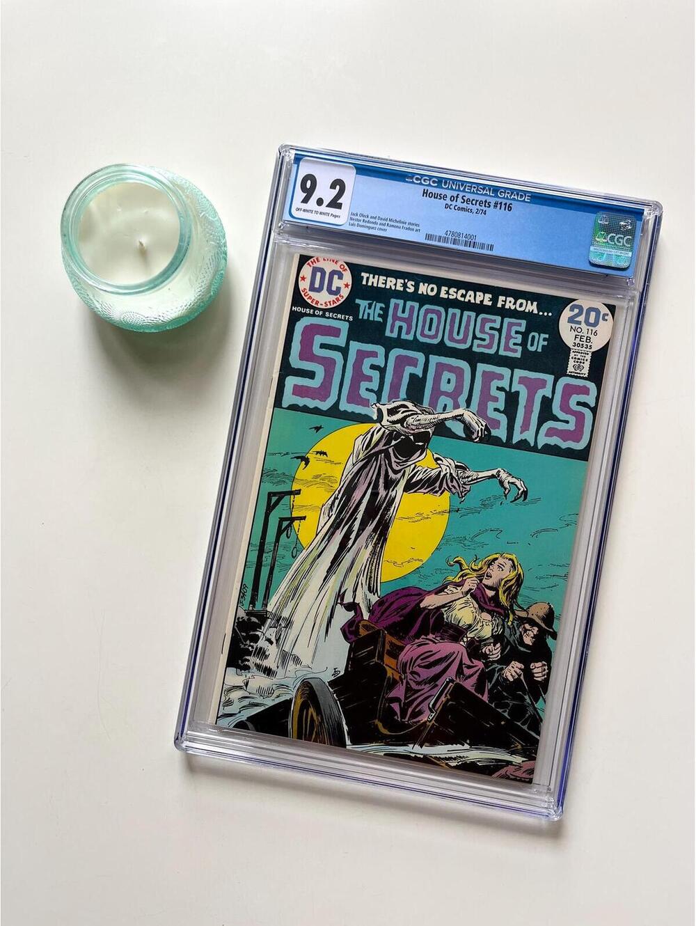 House of Secrets #116 (1974) CGC 9.2 Graded Horror Comic | Luis Dominguez Cover